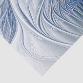 Dynamic Fantasy Abstrakt Blue Tones Fraktal Art Seidenpapier (Detail)