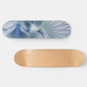 Dynamic Fantasy Abstrakt Blue Tones Fraktal Art Skateboard (Horizontal)