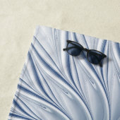 Dynamic Fantasy Abstrakt Blue Tones Fraktal Name Strandtuch (Beispiel)