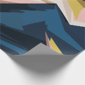 Dynamic Geometric Abstract Art Geschenkpapier (Ecke)