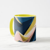 Dynamic Geometric Abstract Art Tasse (Vorderseite Links)