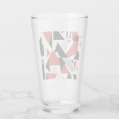 Dynamic Geometric Abstraction Glas (Rückseite)