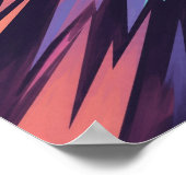 Dynamic Geometric Gradient - Moderne Abstrakte Kun Poster (Ecke)