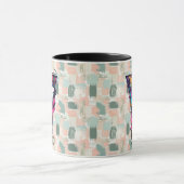 Dynamic Geometric Monogram Tasse - V für Victor (Zentrum)