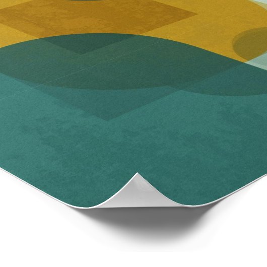 Dynamic Geometric Overlap Poster (Ecke)