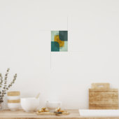 Dynamic Geometric Overlap Poster (Küche)