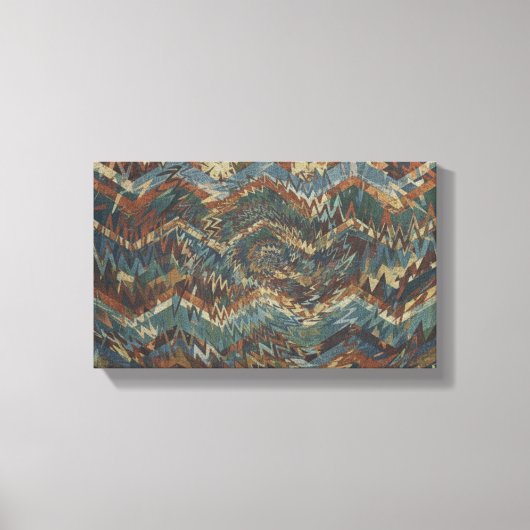Dynamic Geometric Pattern Wall Art Leinwanddruck (Vorderseite)