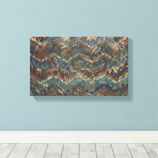 Dynamic Geometric Pattern Wall Art Leinwanddruck (Insitu (Holzboden))