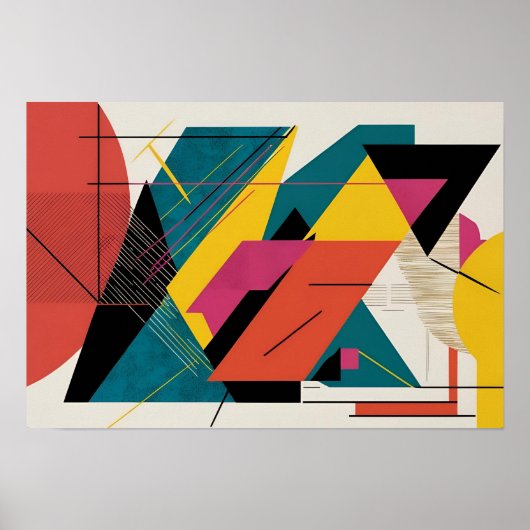 Dynamic Geometry Collision Poster (Vorne)