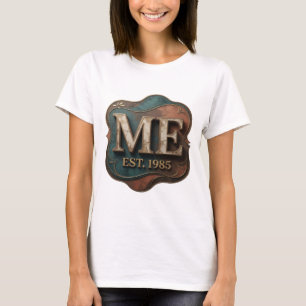Dynamic Gold ABSTRACT ART Statement Design T-Shirt