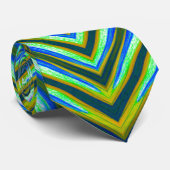 Dynamic Green Design für Neck Tie Krawatte (Gerollt)