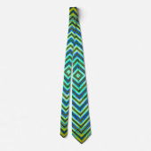 Dynamic Green Design für Neck Tie Krawatte (Rückseite)