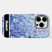 Dynamic Impasto Abstrakt Art Smartphone Case-Mate iPhone Hülle (Rückseite (Horizontal))