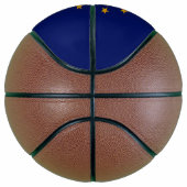 Dynamic Indiana State Flag Graphic on a Basketball (Rechts)