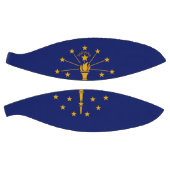 Dynamic Indiana State Flag Graphic on a Basketball (Panele)