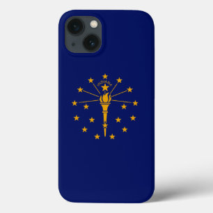 Dynamic Indiana State Flag Graphic on a Case-Mate iPhone Hülle