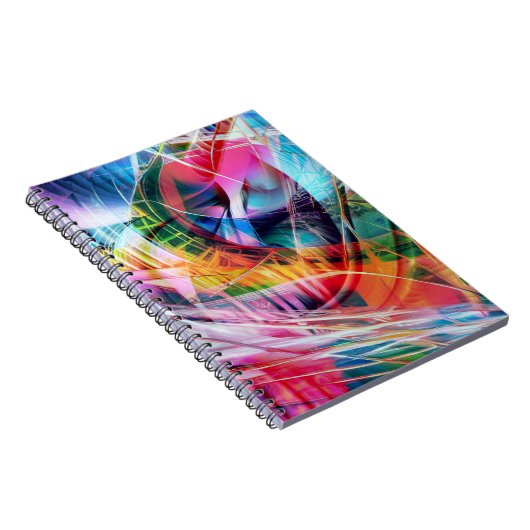 Dynamic Lines Abstraction Notizblock (Rechte Seite)