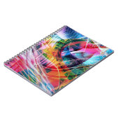 Dynamic Lines Abstraction Notizblock (Linke Seite)