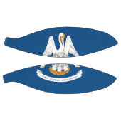 Dynamic Louisiana State Flag Graphic auf einer Basketball (Panele)