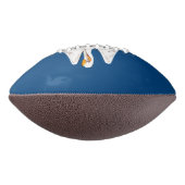 Dynamic Louisiana State Flag Graphic auf einer Football (Gedreht 90)