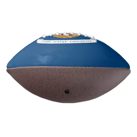 Dynamic Louisiana State Flag Graphic auf einer Football (Gedreht 270)