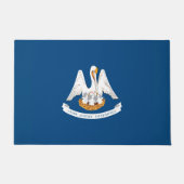 Dynamic Louisiana State Flag Graphic auf einer Fußmatte (Vorderseite)