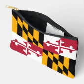 Dynamic Maryland State Flag Graphic on a Zubehörtasche (Offen)