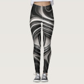 "DYNAMIC MOIRÉ PATTERNS" LEGGINGS (Vorderseite)