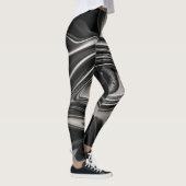 "DYNAMIC MOIRÉ PATTERNS" LEGGINGS (Rechts)