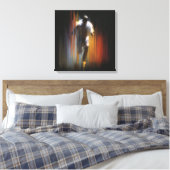 Dynamic Motion Blur Abstract Figure Art Leinwanddruck (Insitu (Schlafzimmer))