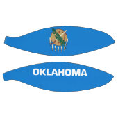 Dynamic Oklahoma State Flag Graphic on a Basketball (Panele)