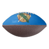 Dynamic Oklahoma State Flag Graphic on a Football (Gedreht 90)