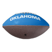 Dynamic Oklahoma State Flag Graphic on a Football (Gedreht 270)
