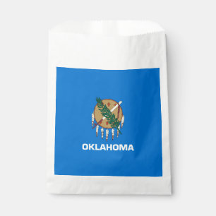 Dynamic Oklahoma State Flag Graphic on a Geschenktütchen