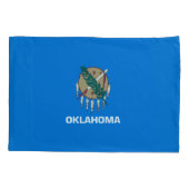 Dynamic Oklahoma State Flag Graphic on a Kissenbezug (Rückseite)