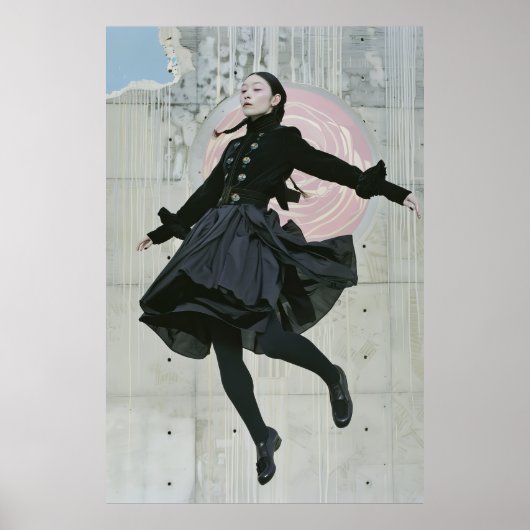 Dynamic Pose Fashion Fotografy Poster (Vorne)