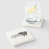 Dynamic Pugs, Table Shade Steinuntersetzer (Seitenansicht)