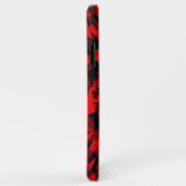 Dynamic Red Black Geometric Energetic Case-Mate iPhone Hülle (Hinten/Rechts)