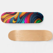 Dynamic Rhythms on Wheels Skateboard (Horizontal)