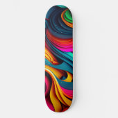 Dynamic Rhythms on Wheels Skateboard (Vorderseite)