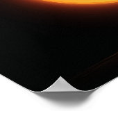 Dynamic Samurai Jump Silhouette  Poster (Ecke)