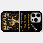 Dynamic Science Teacher Inspiriere Studierende Case-Mate iPhone Hülle (Rückseite (Horizontal))