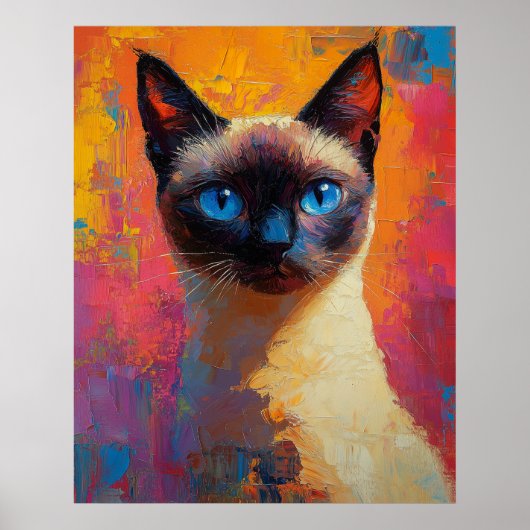 Dynamic Siamese Painting Poster (Vorne)