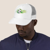 Dynamic Soccer Ball Green Swirl Trucker Cap Truckerkappe (Beispiel)