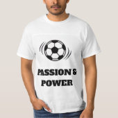 Dynamic Soccer Passion T-Shirt - Minimalist ball (Vorderseite)