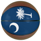 Dynamic South Carolina State Flag Graphic Basketball (Vorderseite)