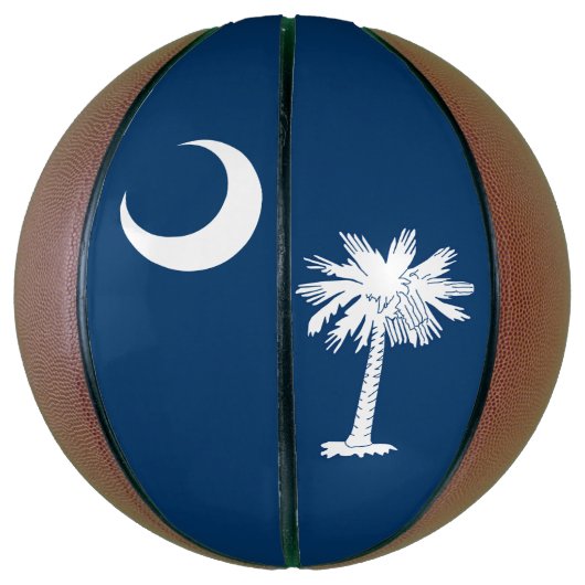 Dynamic South Carolina State Flag Graphic Basketball (Vertikal)