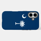 Dynamic South Carolina State Flag Graphic Case-Mate iPhone Hülle (Rückseite (Horizontal))