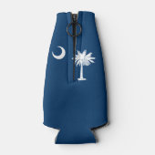 Dynamic South Carolina State Flag Graphic Flaschenkühler (Rückseite)