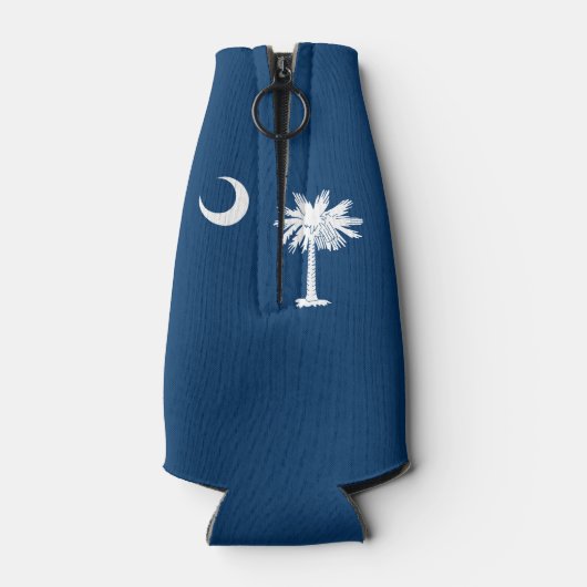 Dynamic South Carolina State Flag Graphic Flaschenkühler (Rückseite)